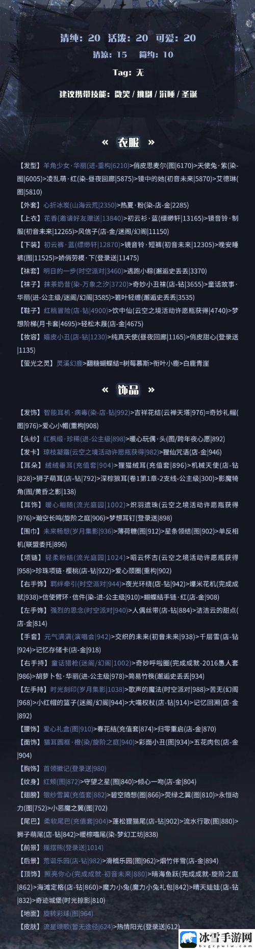 《奇迹暖暖》搭配竞技场攻略2023